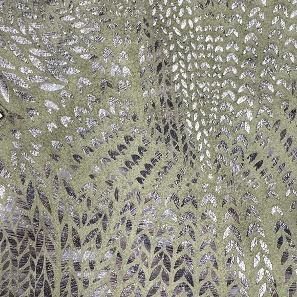 Philosophy Olive Leather Jacket - Picture 4 of 7